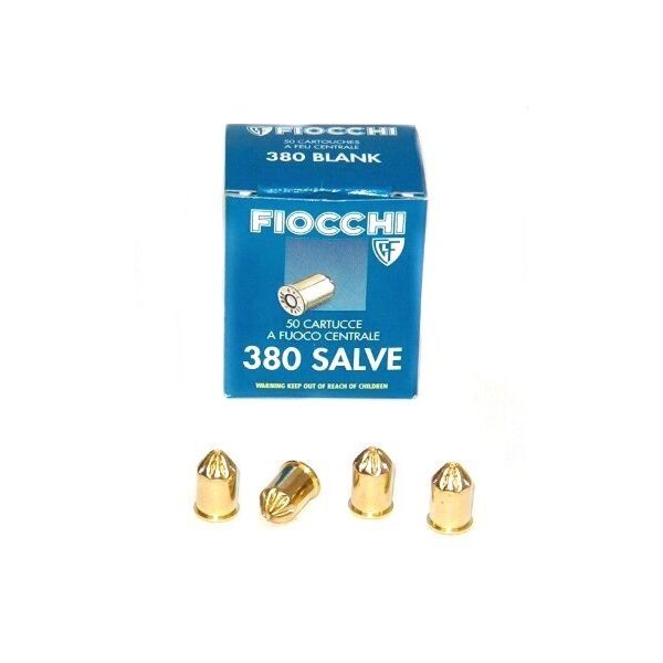 FIOCCHI CARTUCCE A SALVE Cal.380 (50 pezzi)