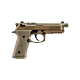 La nuova pistola full size di Beretta riprende il design della M9 e lo trasforma con una serie di innovazioni tecniche. Sul carrello della nuova M9A4 è infatti facilmente installabile il punto rosso; sono ben cinque le slitte utilizzabili, così da estende