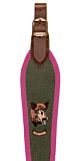 TRACOLLA CARABINA CON CINGHIALE MAGENTA